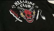 i got a custom made hellfire club hoodie from stranger things