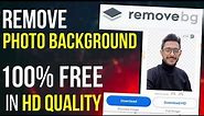 Remove.bg free download full image hd || How To Remove Photo Background