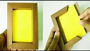 DIY Paper photo frame without glue | paper craft (Very Easy)