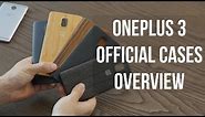OnePlus 3 official cases overview: Bamboo, Karbon, Black Apricot, Rosewood and Sandstone