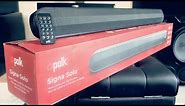 Polk Audio Signa Solo Sound bar Unboxing and Overview
