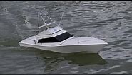 Custom Built Sport fishing Boat - Scale Rc Boat In Action