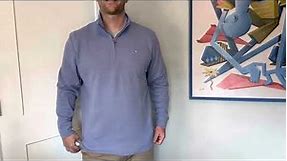 Vineyard Vines Men's Saltwater 1/4-zip Pullover Sweater - 1 Minute Review