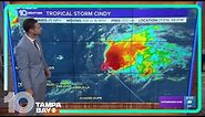 Tracking the Tropics: Tropical Storm Cindy continues to weaken quickly