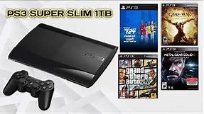 UNBOXING DAN REVIEW PS3 SUPER SLIM 1TB ( SONY PLAY STATION 3)