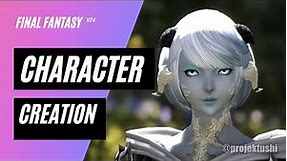FFXIV Endwalker 🐲 Au Ra Raen Female (Face 1) Character Creation Guide