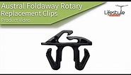 Austral Foldaway Rotary Clothesline Replacement Clips Product Video
