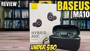 These Are An INSANE Value! | Baseus MA10 Noise Cancelling Earbuds Review