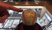 1947 Brooklyn Dodgers Signed Baseball! Jackie Robinson early autograph!!