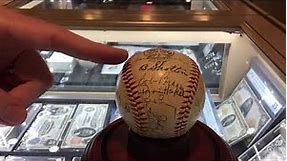 1947 Brooklyn Dodgers Signed Baseball! Jackie Robinson early autograph!!