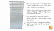 White Cordless Room Darkening Vinyl Mini Blinds with 1 in. Slats-65 in. W x 48 in. L (Actual Size 64.5 in. W x 48 in. L) 10793478353170