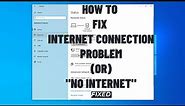 How to Fix Internet Connection Problem (or) no Internet In Windows 10/11 (fixed) | 2023