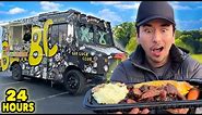 Eating at Food Trucks For 24 Hours... (impossible)