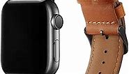 Tasikar Bands Compatible with Apple Watch Band 49mm 45mm 44mm 42mm Men Genuine Leather Replacement Bands Compatible with Apple Watch Ultra 2 Ultra SE 2 SE Series 9 8 7 6 5 4 3 2 1