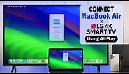 How to Connect MacBook to LG Smart TV's Airplay! [Screen Mirroring]