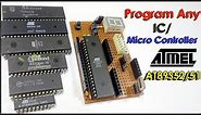 Program Any IC, Micro-Controller | AT89S52, AT89S51, AT89C51,AT89C52 | Universal ISP Programmer |