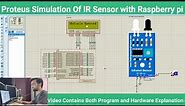 how to simulate IR sensor in proteus | IR sensor with raspberry pi |
