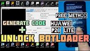 Huawei P20 Lite UNLOCK Bootloader & Generate Unlock CODE Free Method with HalabTech & PotatoNV