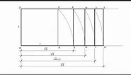 How to Draw any Root Rectangle ▭ √2 √3 √4 √5 Proportion