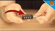 How to open a combination lock without the code 💥