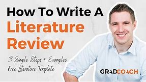 How To Write A Literature Review In 3 Simple Steps (FREE Template With Examples)