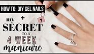 Gel Manicure at Home on Natural Nails | SECRET to long lasting polish