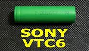 SONY VTC6 3000mAh 30A high drain 18650 Li-ion cell's capacity test