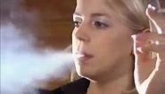 Experienced smoker chain smokes all-white cigarettes