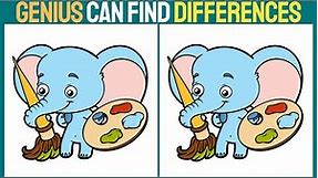 【Spot the Difference】⚡️Genius can find differences!! | Find the difference between two pictures