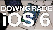 DOWNGRADE iPhone 4S & iPad 2 to iOS 6! (2019)