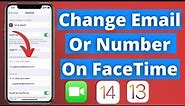 How To Change Email Or Number For FaceTime/iMessage iOS 14 | Change Number On FaceTime iPhone & iPad