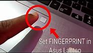 How To Enable FINGERPRINT ( SIGN IN ) in Asus Laptop || ASUS LAPTOP