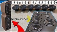 IMPROVING Home Theater Speakers w/ 5" Dayton Audio Mids & Custom Homemade Speaker Tower Projects