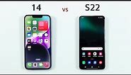 iPhone 14 vs Samsung S22 | SPEED TEST