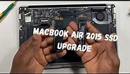 2015 MacBook Air SSD Upgrade (MacBook Air 11” A1465 & MacBook Air 13” A1466 (Mid 2013-2017)