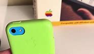 Who remembers the iPhone 5c?? #vintage #apple #iphone #green #blue #plastic #2000s
