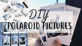 DIY POLAROID PICTURE | NO CAMERA! easy!
