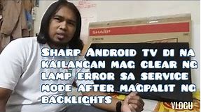 SHARP LC-50LE570X ANDROID TV NO DISPLAY. BACKLIGHT PROBLEM #SharpLEDtvAndroidTV