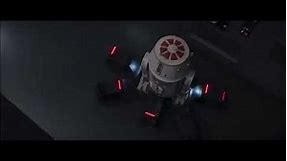 R5 D4 is attacked by mouse droids
