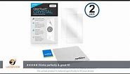 Garmin Montana 680t Screen Protector, BoxWave® [ClearTouch Crystal (2-Pack)] HD Film Skin - Shields