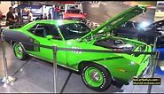 Green Fish Plymouth 392 HEMI Barracuda - Cuda owned by Graveyard Carz - 2016 Sema Show in Las Vegas