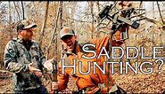 Saddle Hunting Overview - How to Hang a Saddle Stand & How to Hunt in a Saddle! Tethrd Phantom Demo