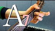 [하루10분 통기타] A7 코드 소리 & 모양 (초급) A7 chord guitar lesson - 기타솔져