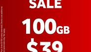 100GB for $39