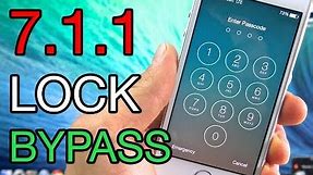 How To Bypass iOS 7.1.1 LockScreen & Access iPhone 5S, 5C, 5, 4S & 4!