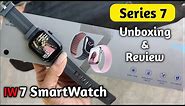 Iw7 Smart Watch/ Series 7/ Full Review And Unboxing Video