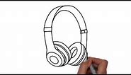 How to Draw headphones Step by Step| Learn Drawing