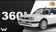 Lancia Delta HF Integrale 16v HQ interior 3d model