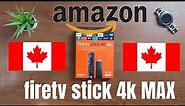 Fire TV Stick 4K Max - Canadian Edition W/ Step by Step Set Up