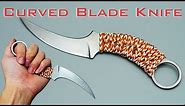 Knife Making | Curved Blade Knife ( with Finger ring )